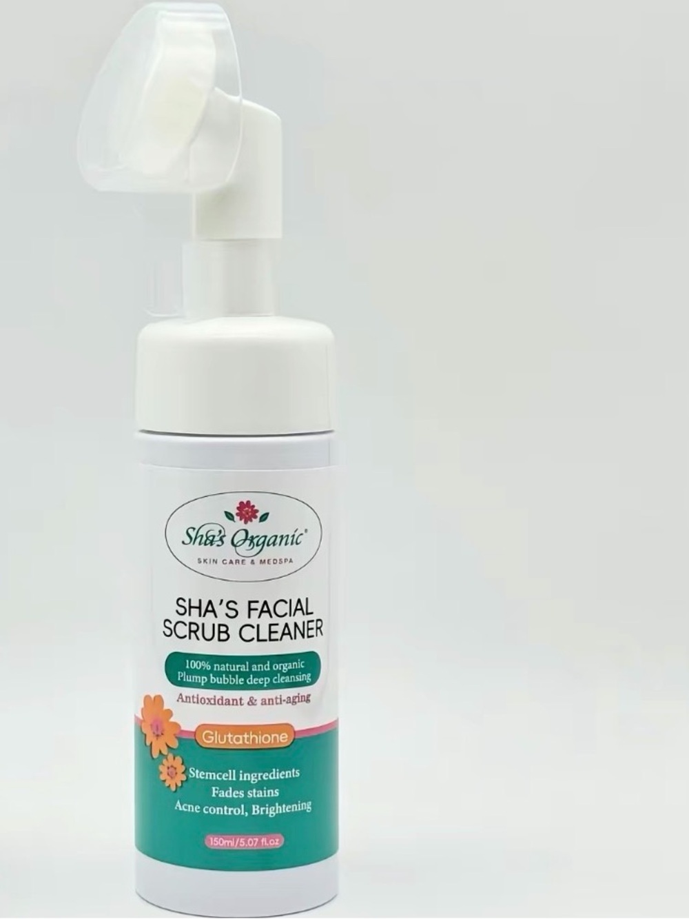 Shas Facial Scrub Cleaner with Hyaluronic Acid